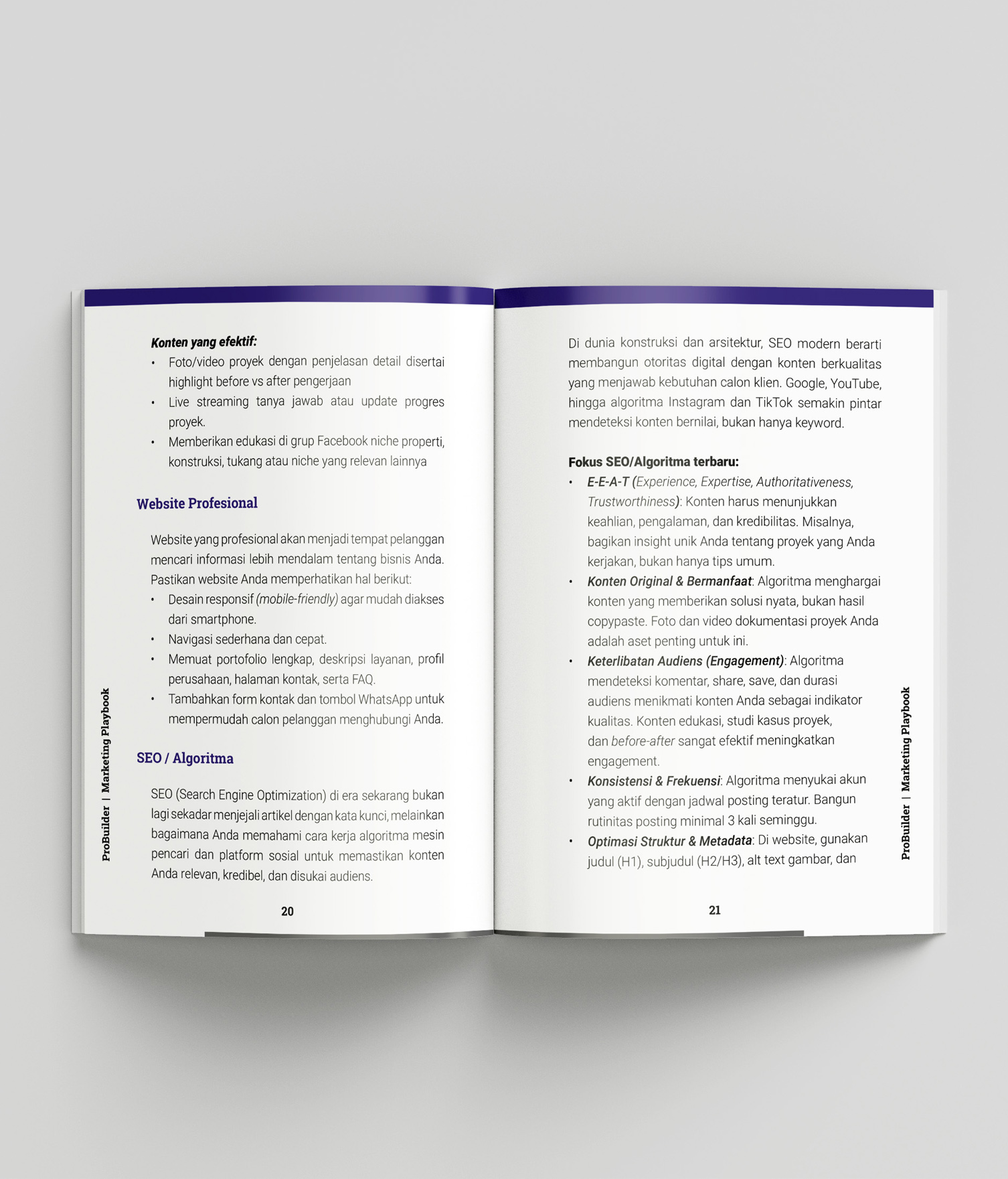 ProBuilder Marketing Playbook