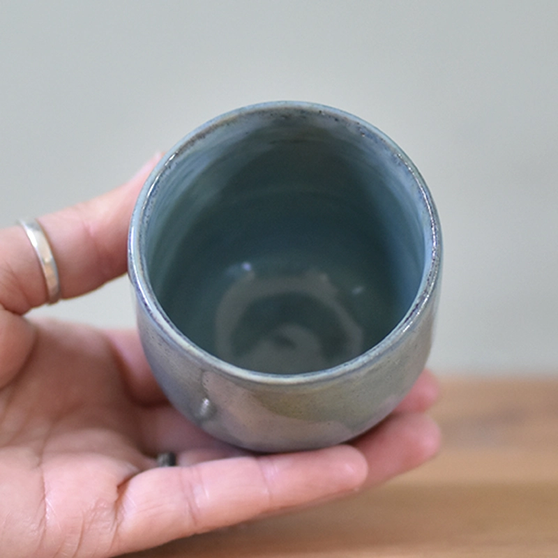 Espressokopje •Lines blauw/groen #2