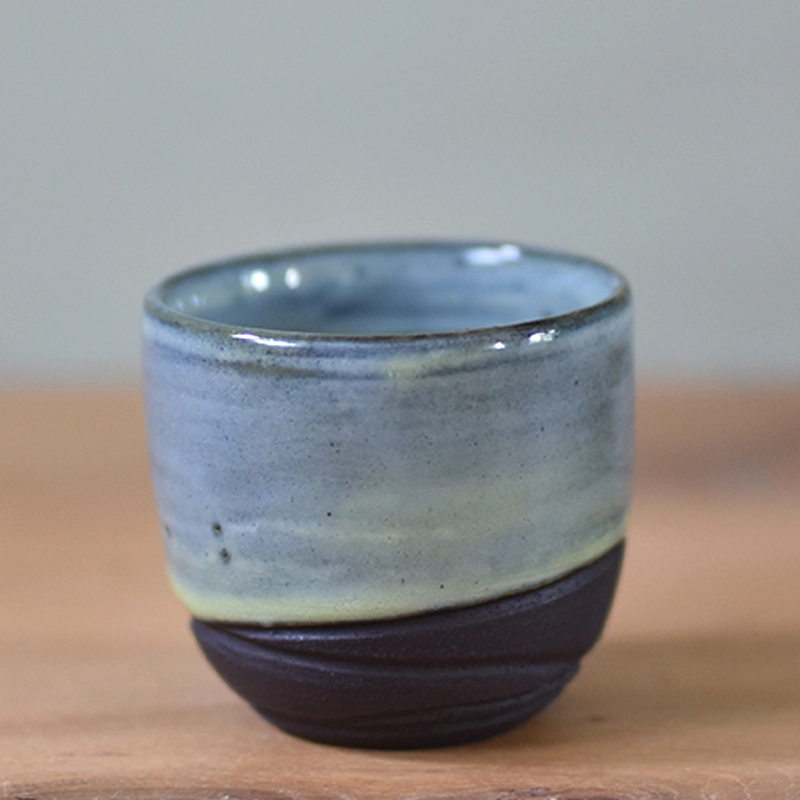 Espressokopje •Lines blauw/groen #3