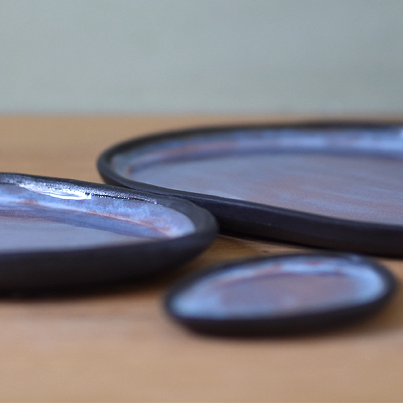 Schoteltje •Kei roze/paars Klein #1