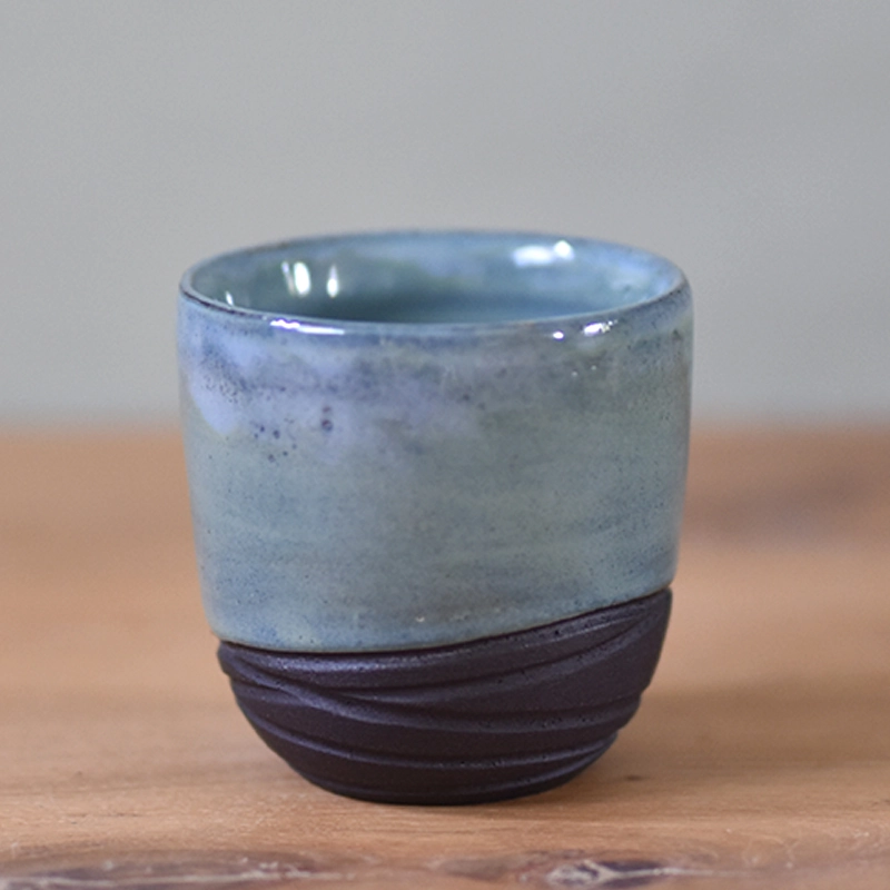 Espressokopje •Lines blauw/groen #1