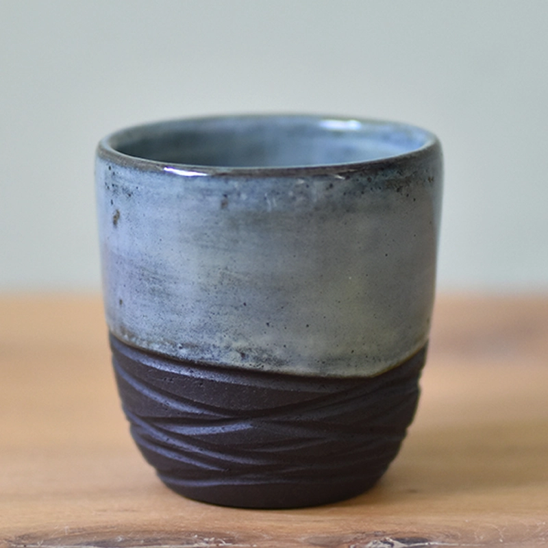 Koffiemok •Lines lichtblauw #3