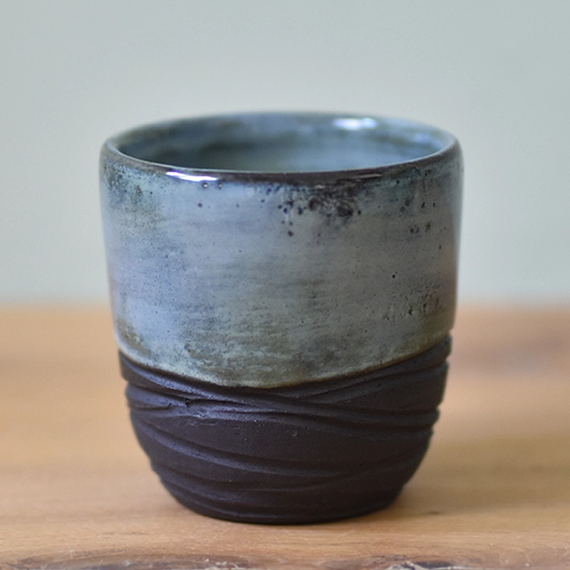 Koffiemok •Lines lichtblauw #3