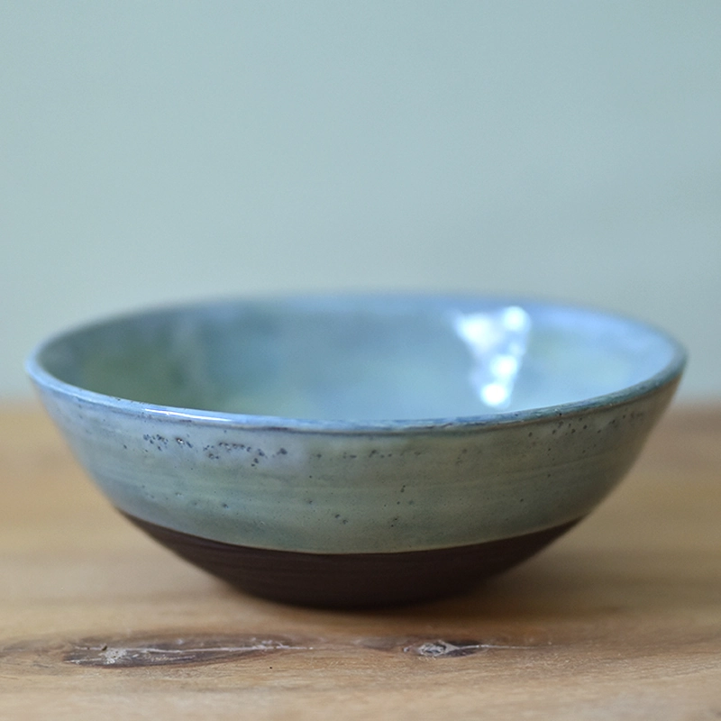 Schaaltje •Lines groen/blauw Groot #1