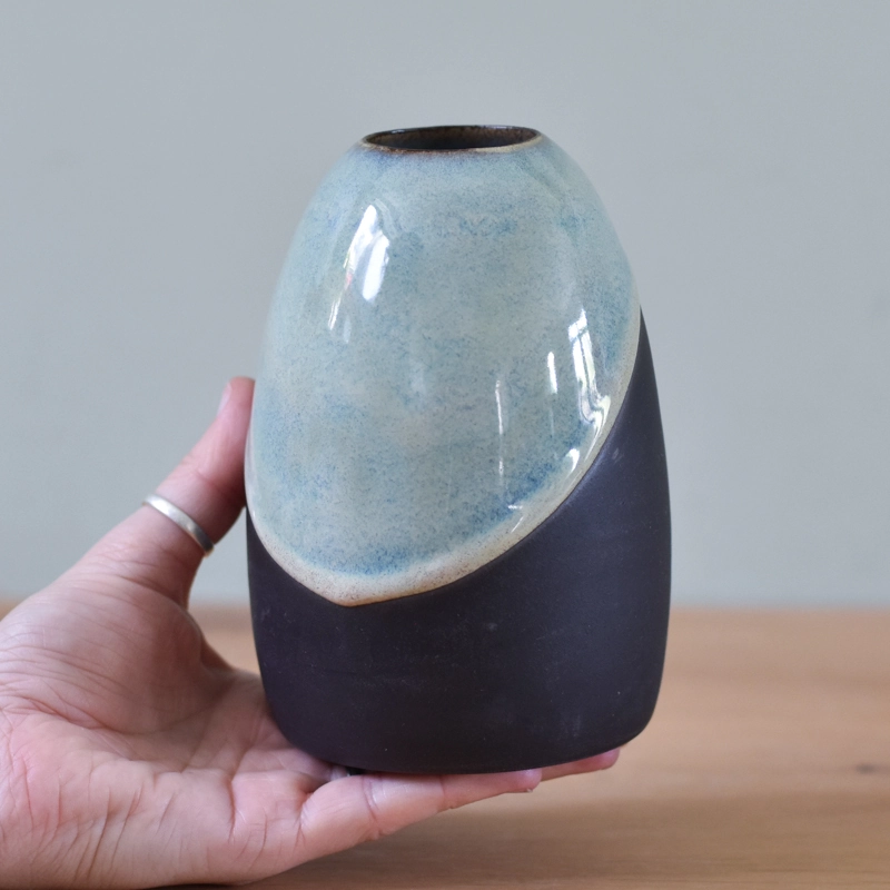 Vaas keramiek •Rond (Mistgroen) groot