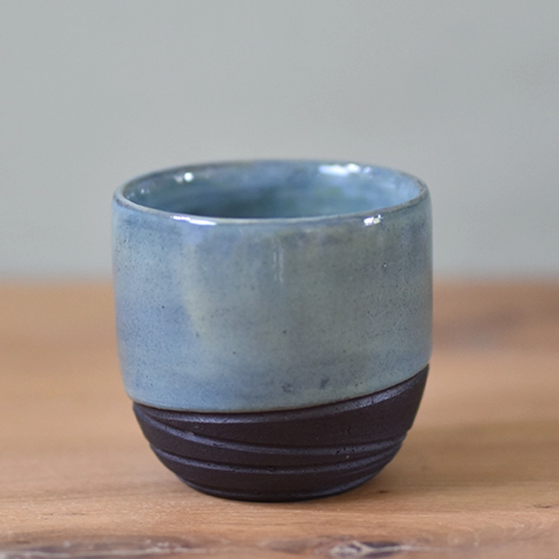 Espressokopje •Lines blauw/groen #2