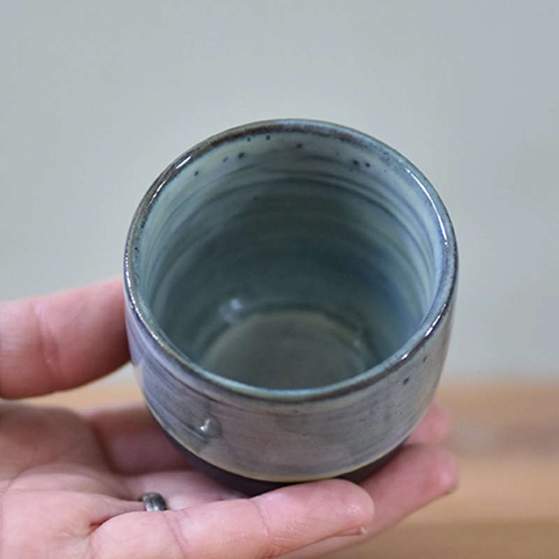 Espressokopje •Lines blauw/groen #3