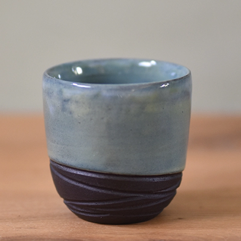 Espressokopje •Lines blauw/groen #1