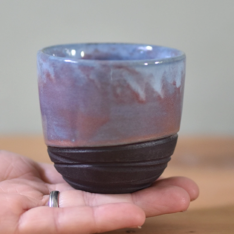 Espressokopje •Lines roze/paars #1