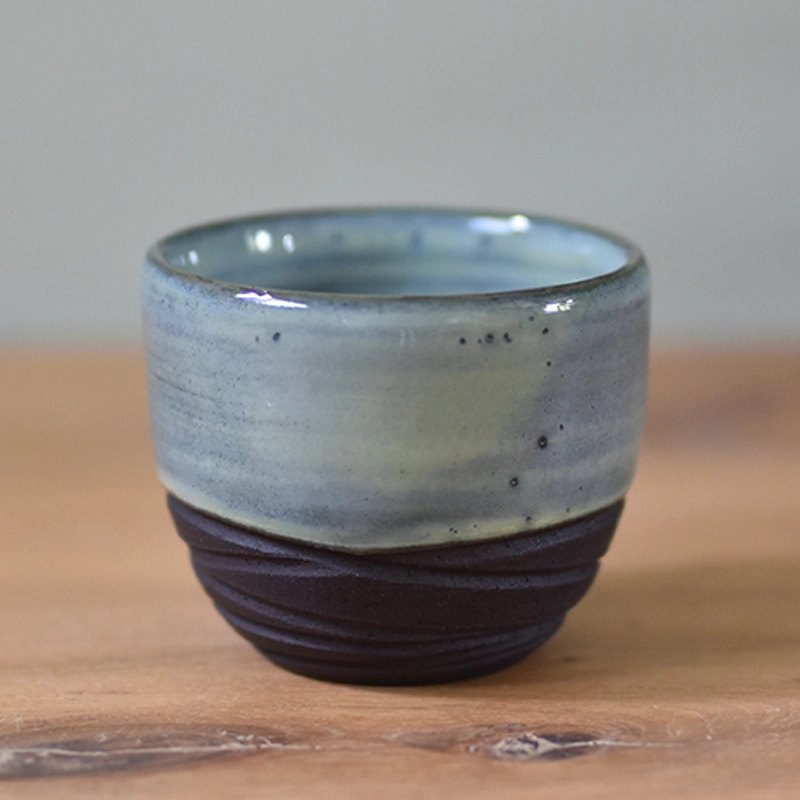 Espressokopje •Lines blauw/groen #4