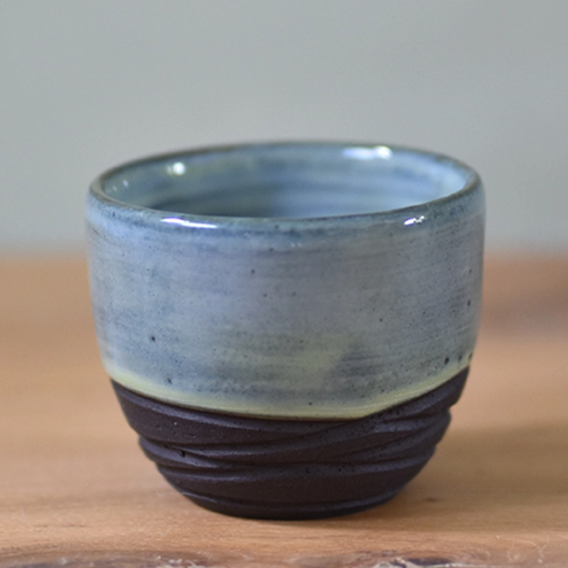 Espressokopje •Lines blauw/groen #4