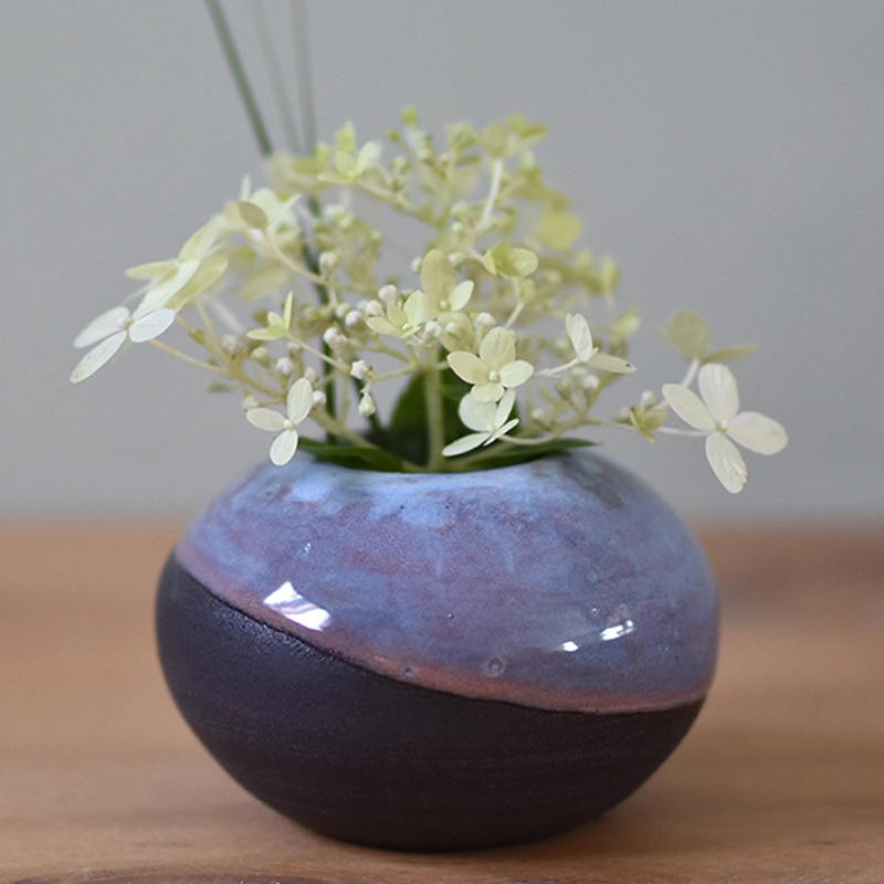 Vaasje •Bol roze/paars