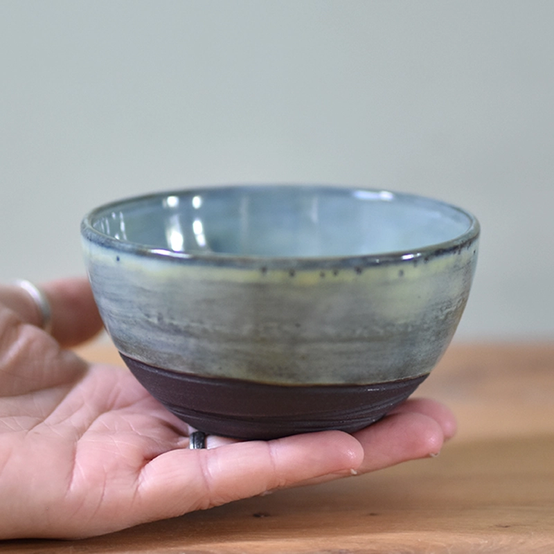 Schaaltje •Lines groen/blauw Klein #3