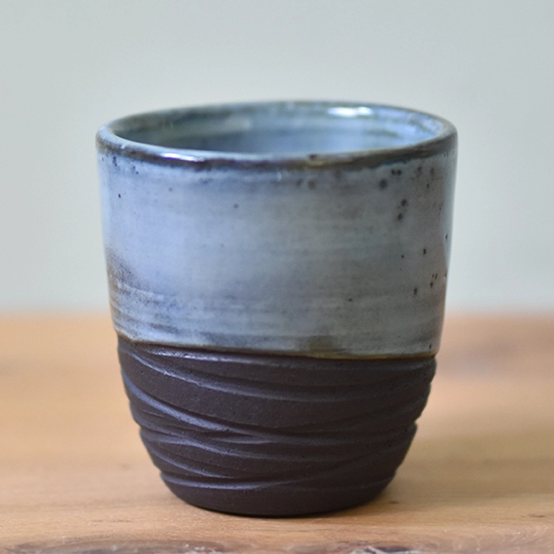 Koffiemok •Lines lichtblauw #2