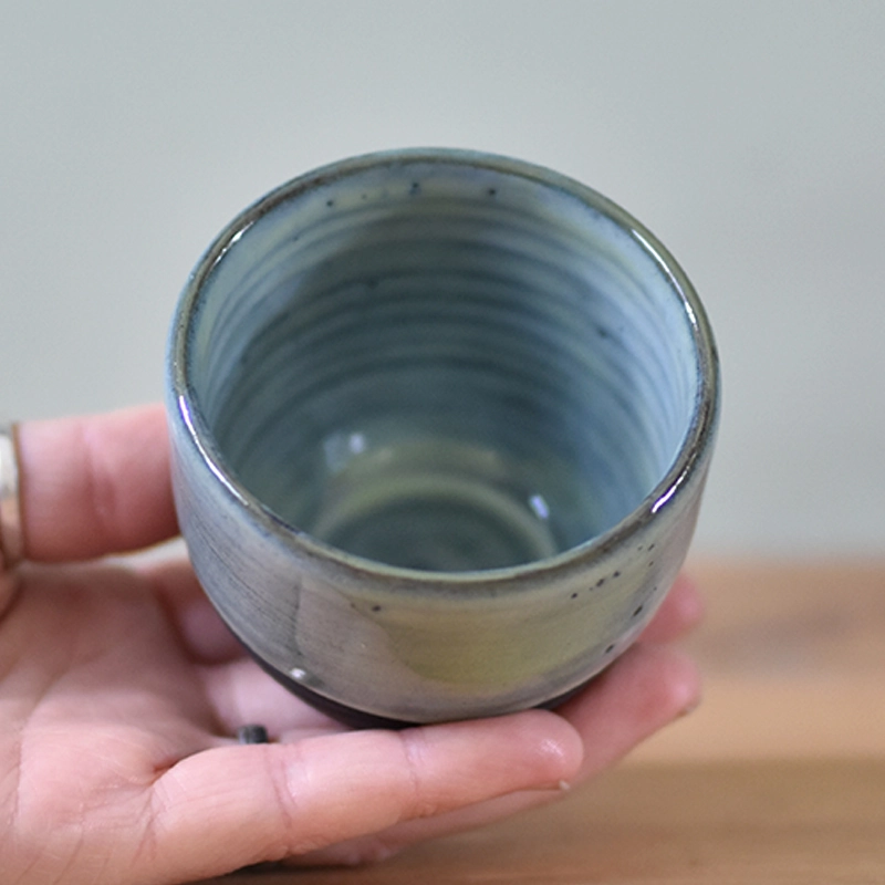 Espressokopje •Lines blauw/groen #4