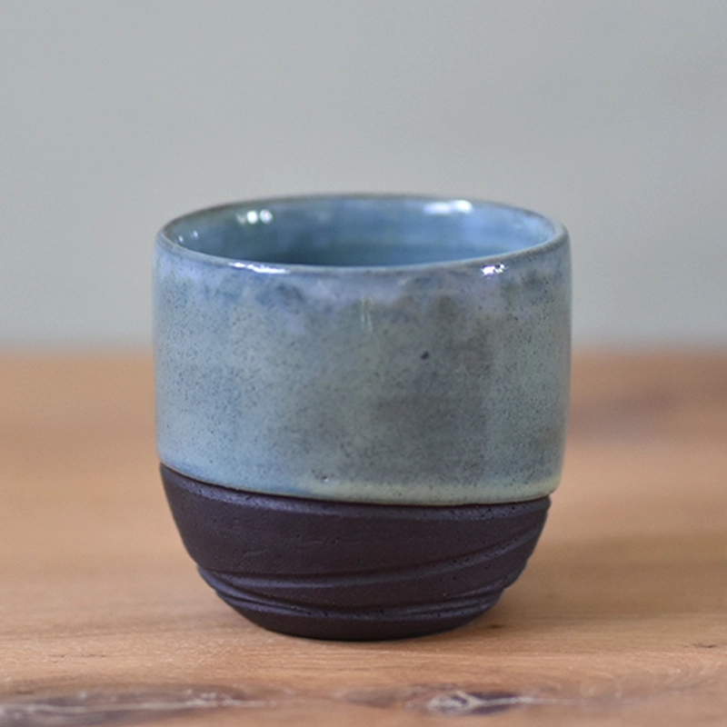 Espressokopje •Lines blauw/groen #2