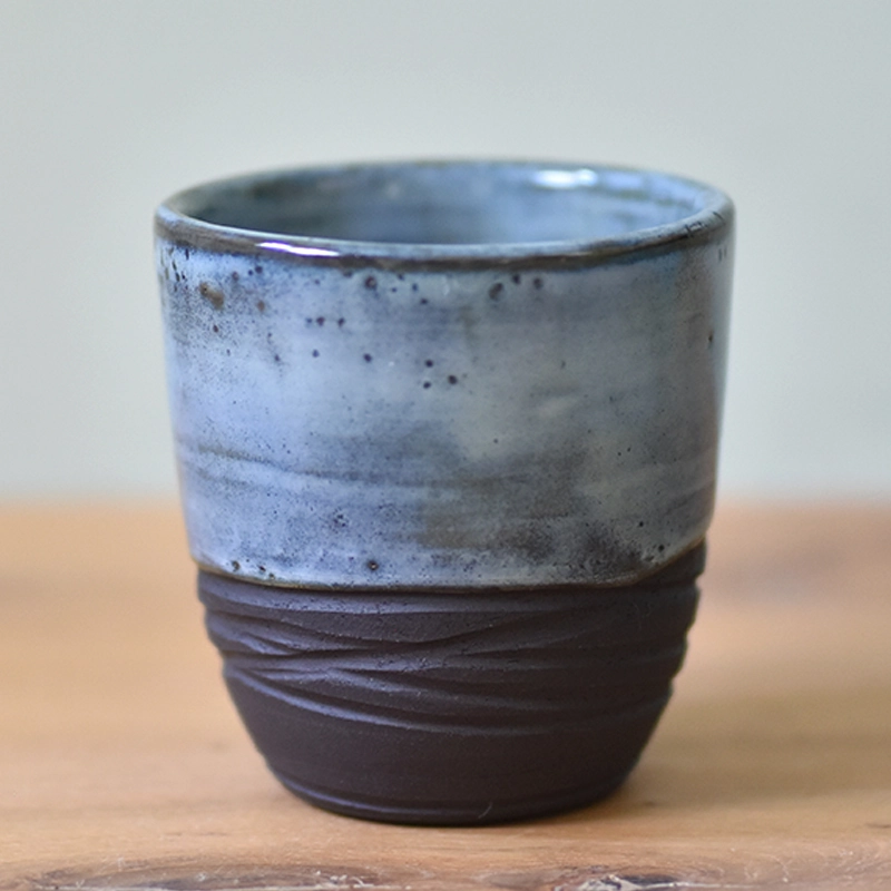 Koffiemok •Lines lichtblauw #2