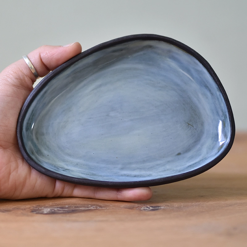 Bord •Kei lichtblauw Middel #1