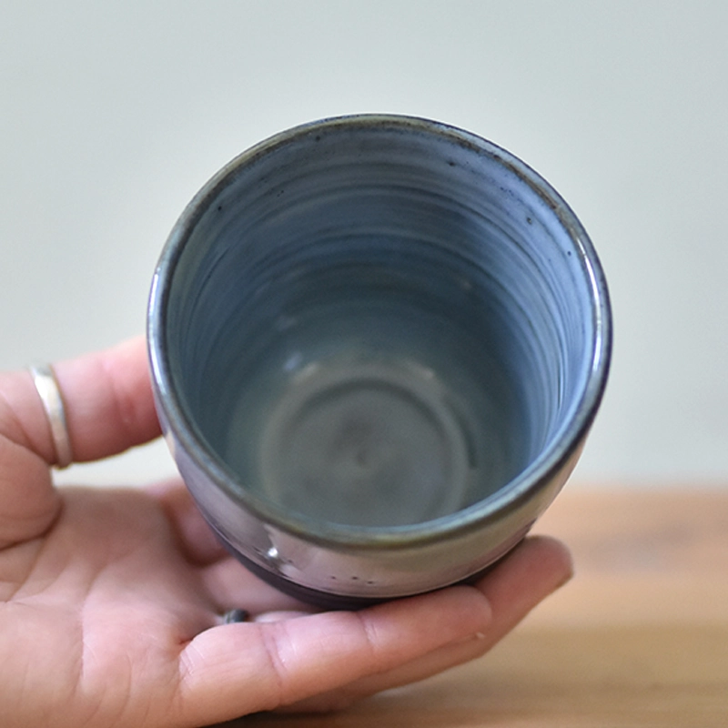 Koffiemok •Lines lichtblauw #1