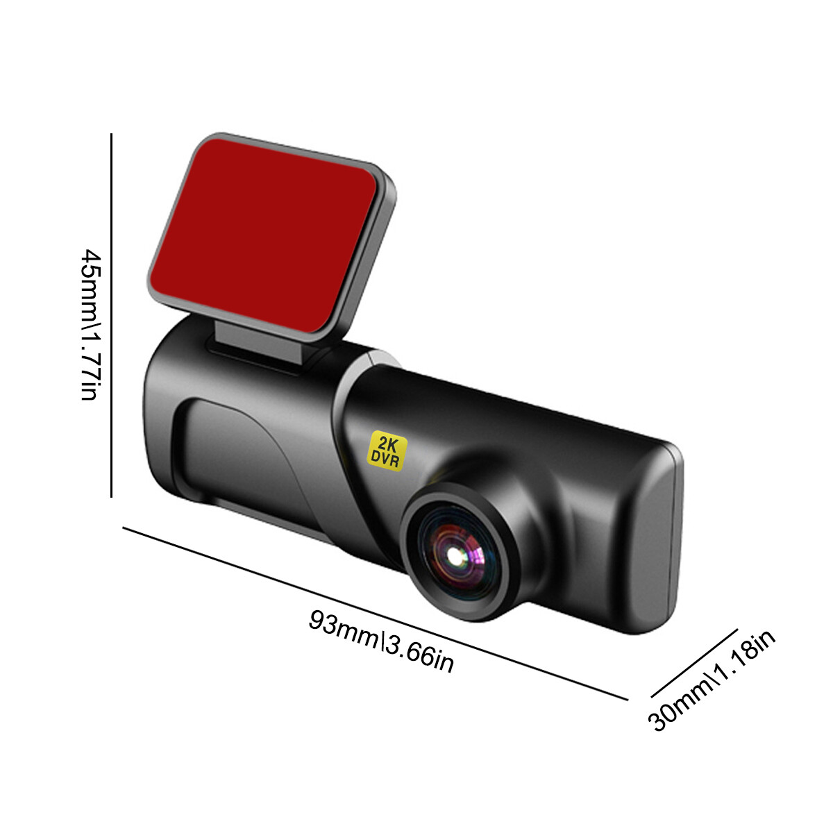 2K Dash Cam Recorder