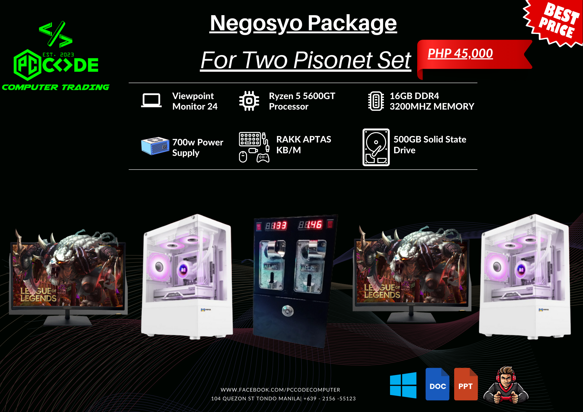 Best seller, Start your business with this gaming computer for only 45k