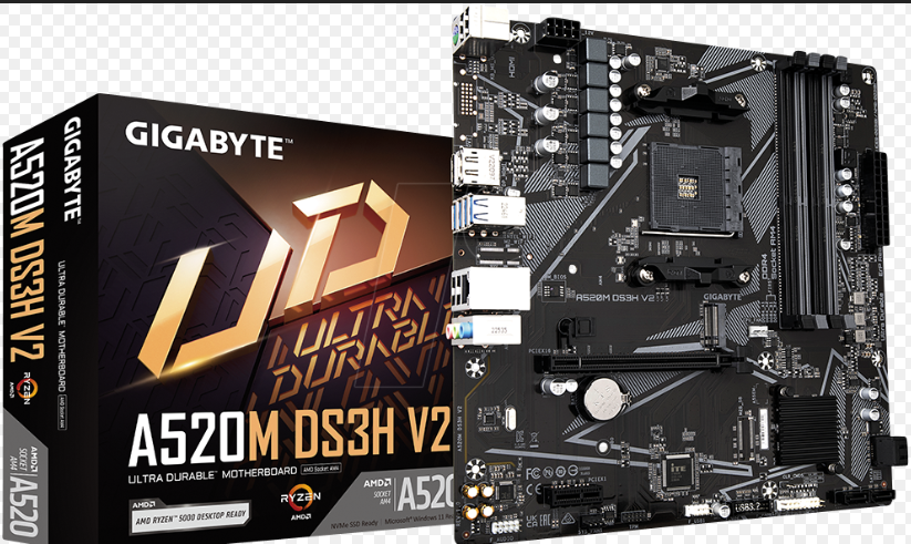 GIGABYTE A520M DS3H V2 Motherboard