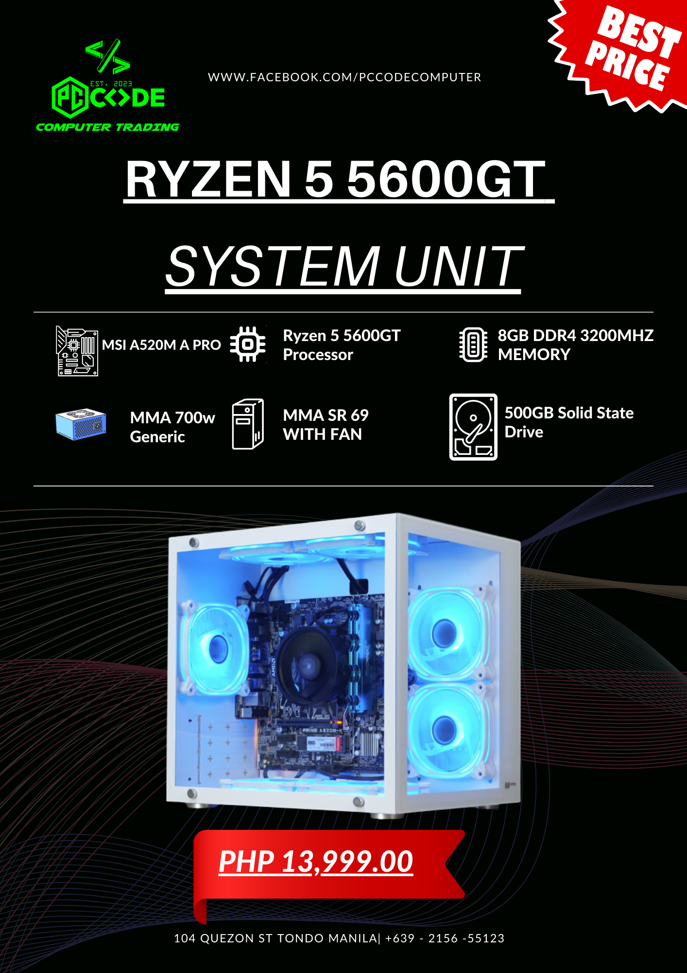 Ryzen 5 5600GT System Unit