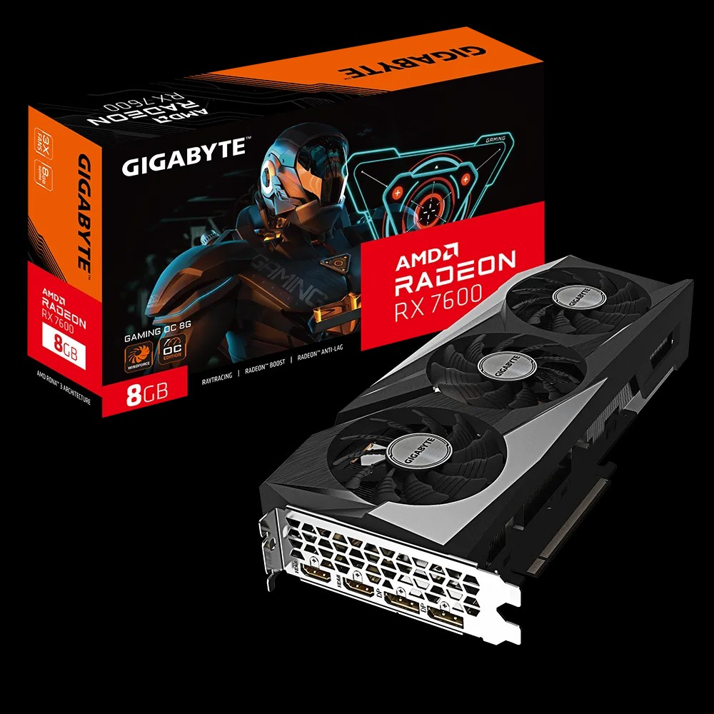 Gigabyte AMD Radeon RX 7600 Graphics Card