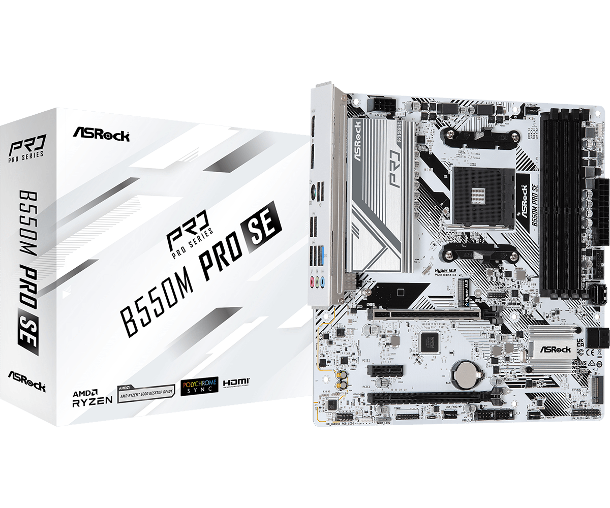 ASRock B550M PRO SE Motherboard