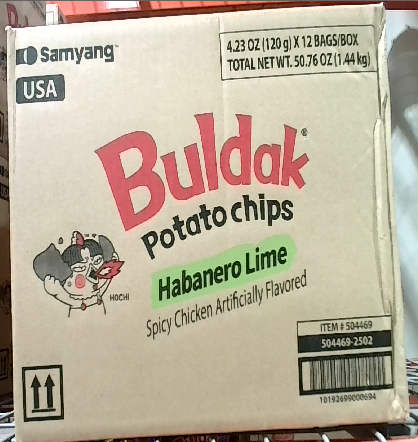 SY Spicy Chicken Flav Chips Habanero Lime(case) 89001C0 D1A08