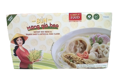 SF Rice Noodles Bamboo Shoot&Pork Flav(case)  64450F0 Location:D1D01