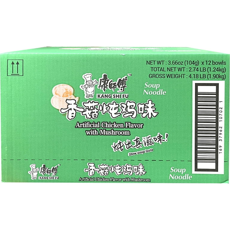 Kang Shi Fu  Chicken w/ Mushroom Inst Noodle (case) 64430G0 Location:D1D06