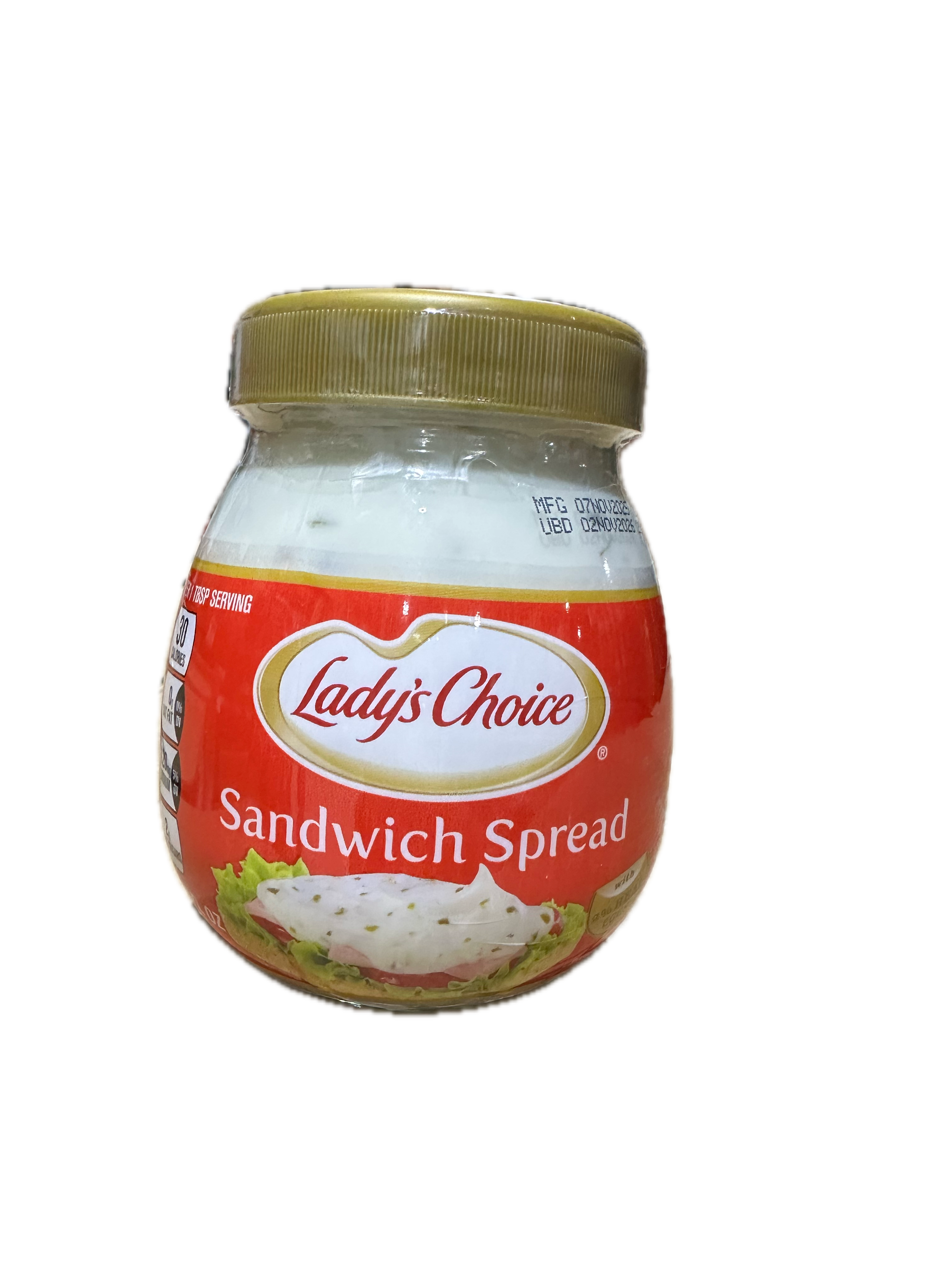 Lady's Choice Sandwich Spread (jar) 89660A1 D1H08