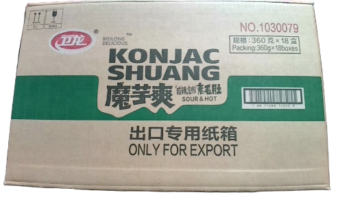 WL Hot konjac Hot &Sour (case) 89112A1 Location DB104