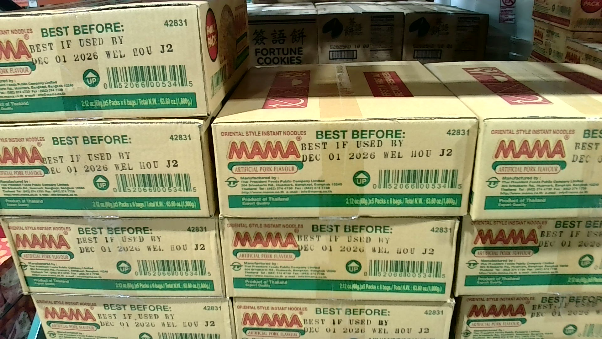 Mama Instant Noodles Bulk Box