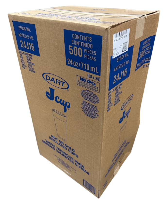 24J16 Foam Water Cup (Dart)