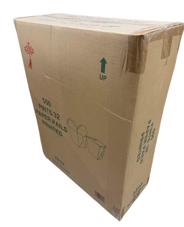 32oz White No Handle Food Pail(Lucky)