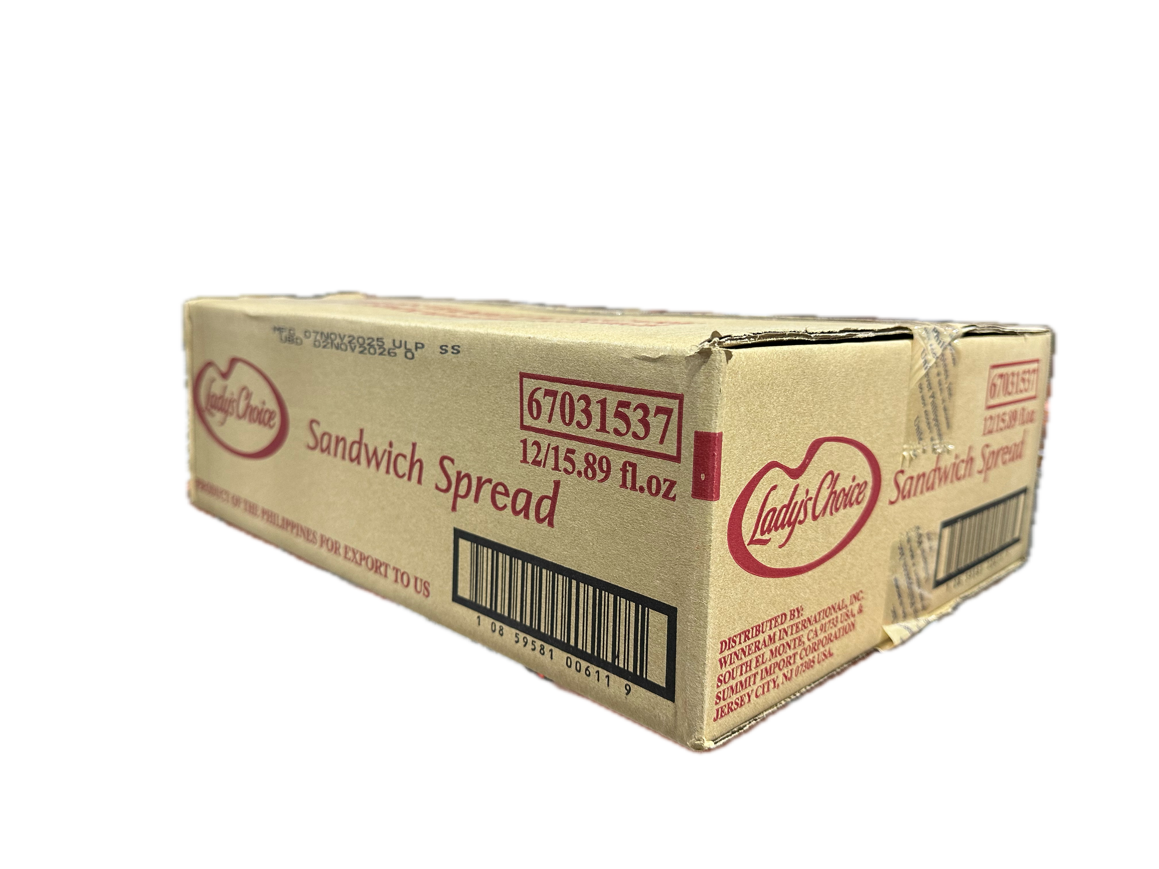 Lady's Choice Sandwich Spread (case) 89660A0 D1H08