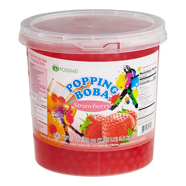 POPPING Boba-Strawberry (can) 80092A1 D1HO6