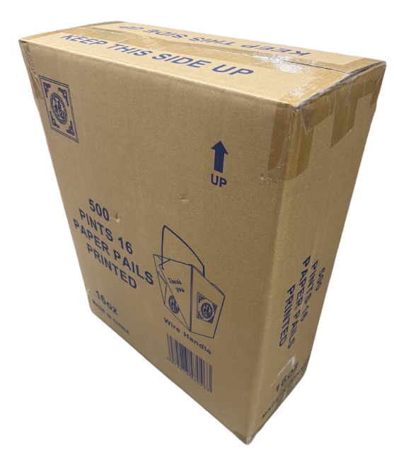 16oz Print Handle Food Pail(Lucky)