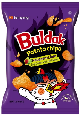 SY Spicy Chicken Flav Chips Habanero Lime(pack) 89001C1 D1A08