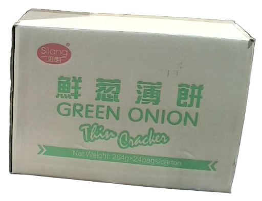 SL Green Onion Thin Cracker(case) 89452B0 Location:D1B08