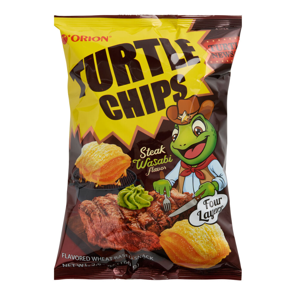 Orion Turtle Chips Steak Wasabi (case)  89020M0 Location:D1A02