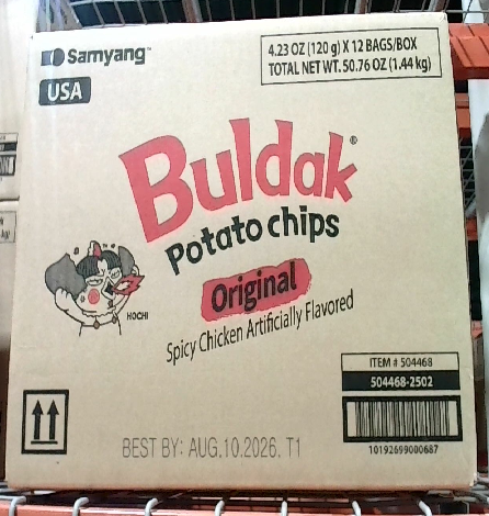 SY Artificial Spicy Chicken Flav Chips Original(case) 