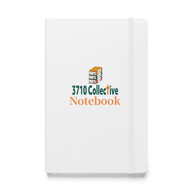 3710 Hardcover bound notebook (white)