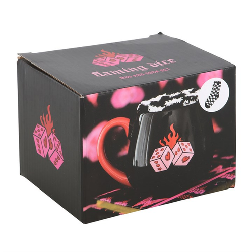 Flame Dice Mug & Sock Set