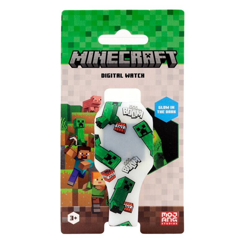 Minecraft Digital Glow In The Dark Watches