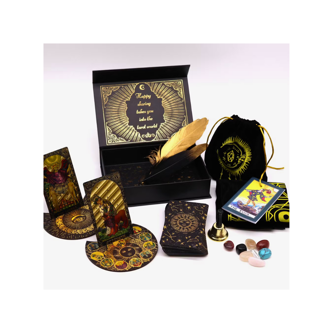 Gold Foil Tarot Gift Set