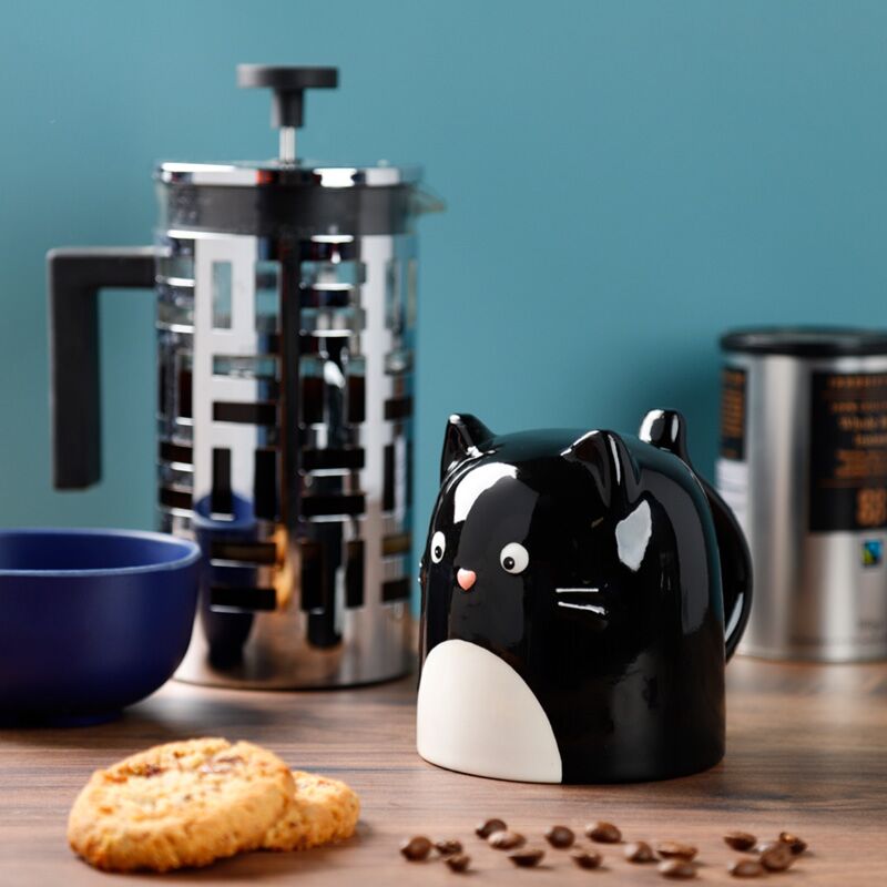 Feline Fine Upside Down Mug