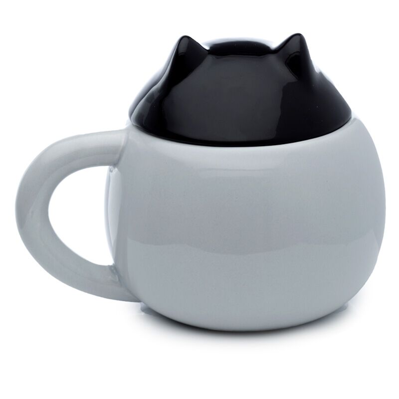 Feline Fine Lidded Mug